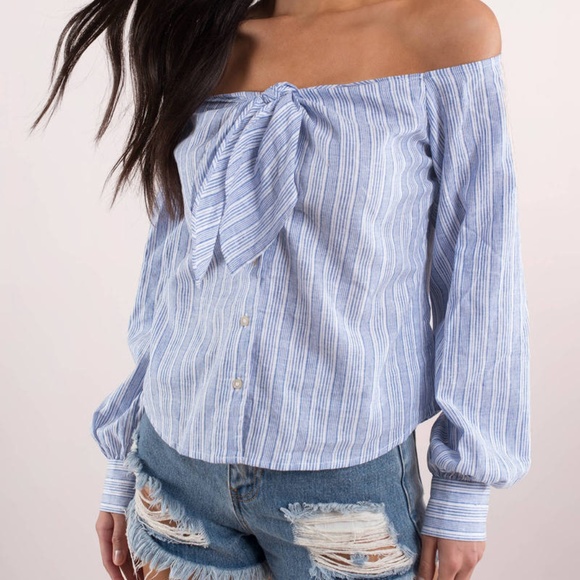 Free People Tops - Free People Hello There Off-the-Shoulder Shirt